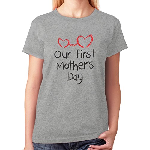 TeeStars - Our First Mother's Day - Mom and Baby Cutest Gift Idea Women T-Shirt
