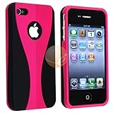 Snap-on Rubber Coated Case for Apple® iPhone® 4 AT&T / Verizon, Hot Pink  ....