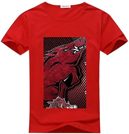 Pillow kin Mens T-Shirt Arkansas Razorbacks-red X-Large Red
