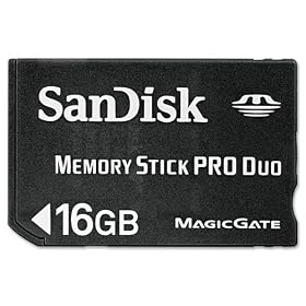 SanDisk® - Memory Stick PRO Duo, 16GB - Sold As 1 Each - Ideal for digital cameras, camcorders, handheld gaming and mobile devices.