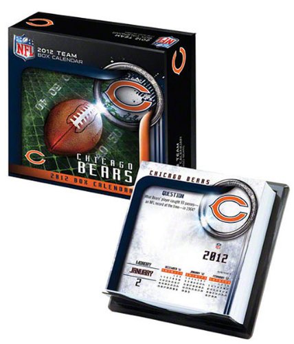 Turner Chicago Bears 2012 Box Calendar