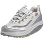 Skechers Women's Shape Ups -  Jump Start Fitness Walking Shoe,White/Silver/Yellow,10 M US