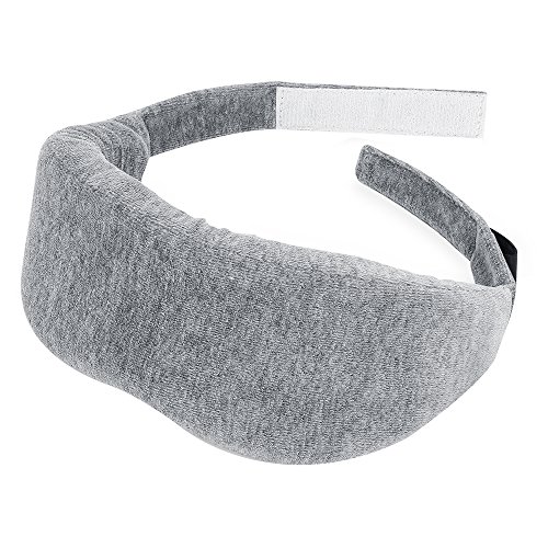 PLEMO 立体型睡眠アイマスク 超ソフト 優れる通気性 フィット感 快眠グッズ 男女兼用 睡眠補助 睡眠 旅行に最適 (浅いグレー) EM-465