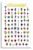 Gloss Laminated - Mr Men & Little Miss Characters Poster New - 36 x 24 Inches (91.5 x 61 cms)