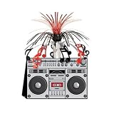 80's - Boom Box Centerpiece 14in. Pkg/1