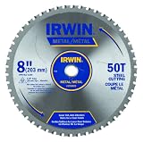 Irwin Industrial Tools 4935557 8-Inch 50-Tooth Metal Cutting Circular Saw Blade for Ferrous Steel  for Sale