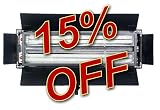 ALZO VIDEO PAN-L-LITE TWIN with 2 - 55 watt 3200K VIDEO-LUX bulbs
