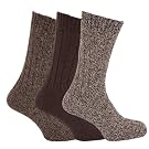 Mens XL Chunky Extra Warm Blended Socks (Pack of 3)