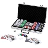 Maxam 309 Piece Poker Chip Set in Aluminum Case