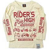 《H28年秋冬物》BOOM TOWNKIDS(ブームタウンキッズ) RIDERS HIGH スラブ天竺長袖Tシャツ 120cm/オフ NO.F-961095