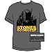 Rolling Stones Shine A Light Adult T-Shirt In Charcoal