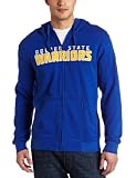 NBA Men's Golden State Warriors Gametime Full Zip Hood (Blue, X-Large)