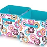 Room it Up Children's D���cor - Crazy Daisy 2 Pack Medium Cubes
