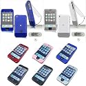Apple iPhone Premium Snap-On Crystal Case with Removable Belt Clip and Flip-Up Touch Screen Shield - 22 Color Choices (Compatible with 1st Generation ONLY)