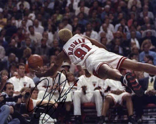 Dennis Rodman Autographed 8x10 Photograph | Details: Chicago Bulls