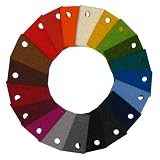 DESIGNER FELT SAMPLE BAG SOLID TONES 3MM THICK