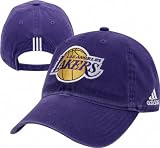 Los Angeles Lakers 3-Stripe Basic Logo Slouch Adjustable Hat