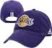 Los Angeles Lakers 3-Stripe Basic Logo Slouch Adjustable Hat
