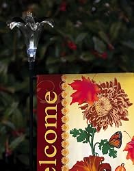Flower Solar Garden Pole
