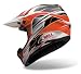 2009 Bell MX-1 Frantic Orange/Silver Full Face Motocross Helmet