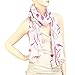 Falari Women's Pink Ribbon Breast Cancer Symbol Scarf