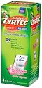 Zyrtec Children's Allergy Relief (1 mg) Indoor & Outdoor 24 Hour Relief, Bubble Gum Syrup, 4-Ounce Bottle