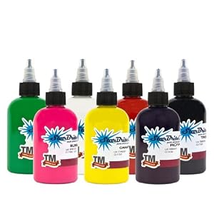 Starbrite 7 FAVORITE Colors Sterile Tattoo Ink 1/2 OZ