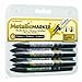 Letraset Metallic Marker, Twin-Tip, 6-Pack