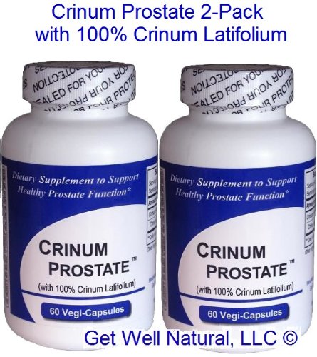 Crinum Prostate 2-Pack (60 Vegi Caps per Bottle) -CONTAINS NO 