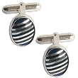 Gift Ideas for Dad Sterling Silver Cuff Link Set (cflng235)