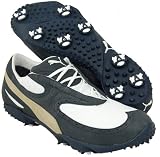 PUMA PG GTX CR Mens White/Safari Beige Golf Shoes by Puma