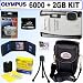 Olympus Stylus Tough 6000 10MP Digital Camera (White) + 2GB Accessory Kit