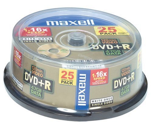 Maxell DVD+R 4.7GB 16X 25er Spindel