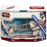 Star Wars Deluxe Figure & Vehicle  - OBI-WAN and FREECO BIKE