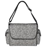 Paisley Lane Diaper Bag- Black White by Paisley Lane