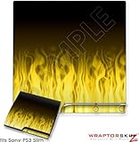 Sony PS3 Slim Skin - Fire Yellow