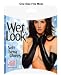 Sexy Wet Look Gloves Black - Soft & Shiny - One Size Fits Most