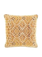 COINCASA Cojín 45 x 45 cm (Beige/Naranja Claro)