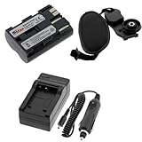GTMax Replacement BP-511 Battery + Home Wall Charger with Car Adapter + Hea ....