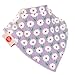 Zippy Fun Baby and Toddler Bandana Bib - Absorbent 100% Cotton Front Drool Bibs with Adjustable Snaps (4 Pack Gift Set) Girls Cat and Bird