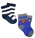 Search : Superman Infant socks 2 pack Superman logo and Blue Stripes