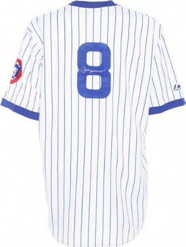 Andre Dawson Chicago Cubs Autographed White Majestic Throwback Jersey