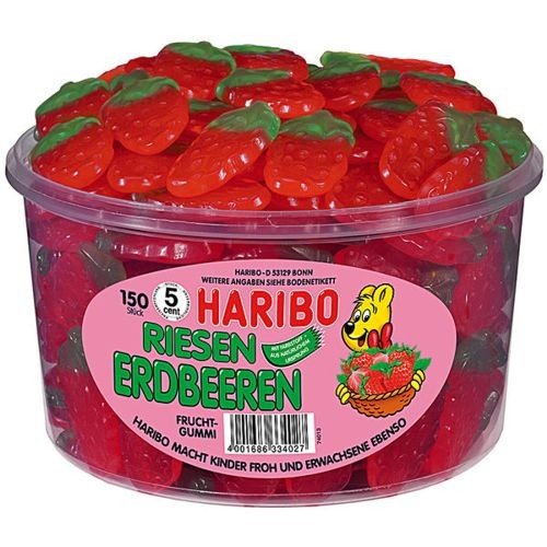 Haribo Riesen Erdbeer Fruchtgummi (150 Stck.)