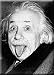 Albert Einstein Tongue Refrigerator Magnet