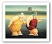 Judy & Marge by Lowell Herrero 20"x16" Art Print Poster