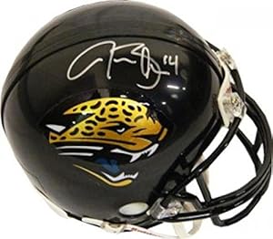 Autographed Justin Blackmon Mini Helmet - Replica - Autographed NFL Mini Helmets