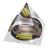 NCAA Iowa Hawkeyes Kinnick Stadium Crystal Pyramid Paperweight