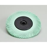 Scotch-Brite(TM) Radial Bristle Brush, Aluminum Oxide, 6000 RPM, 6 Diameter x 7/16 Width, 1 Micron (Pack of 1)