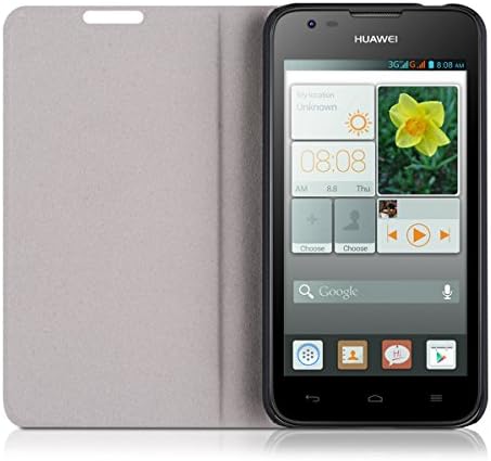 kwmobile® Practical and chic FLIP COVER case for Huawei Ascend Y550 in Violet