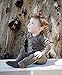 L'ovedbaby Unisex Baby Organic Snap Footie (Bark, 3-6m)